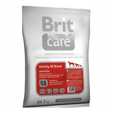 Brit Care Activity All Breed Сухой корм для активных взрослых собак всех пород (с ягненком) – интернет-магазин Ле’Муррр