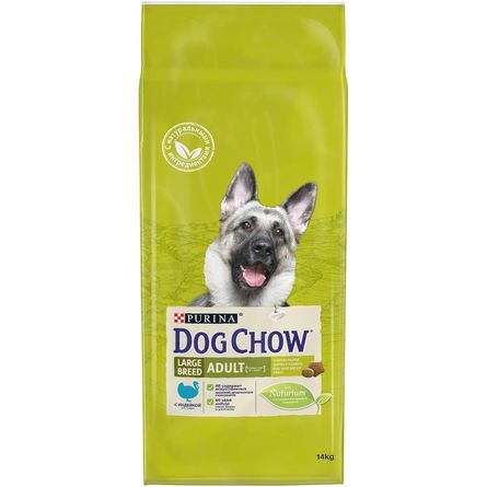 Сухой корм Dog Chow® для взрослых собак крупных пород, с индейкой, Пакет – интернет-магазин Ле’Муррр