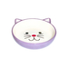 N1 Миска для кошек, в форме мордочки кошки, сиреневая, керамика – интернет-магазин Ле’Муррр